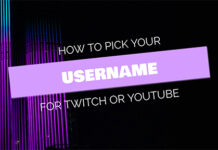 How to Pick a Good Twitch Name or YouTube Channel Name Blog post cover image: Text says how to pick a cool username for Twitch or YouTube. A good Twitch name is memorable, easy to say, aesthetic to your style, and available on social media. Use the following article to find aesthetic, available Twich username ideas for your streaming channel.