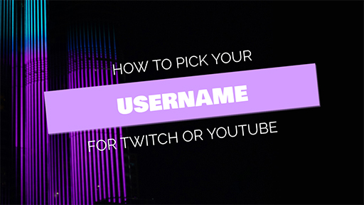 How to Pick a Good  Channel Name