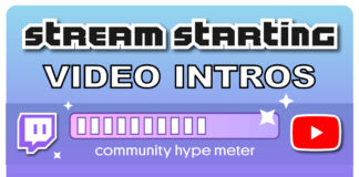 How to Use Stream Starting Soon Videos for More Engagement Tips and ideas for your stream starting soon scenes and animated videos. This cover image is for the blog post on Creatoko.com covering everything from what to include in your starting screen to places to download free intro videos, the best places to commission artists for them, and much more.